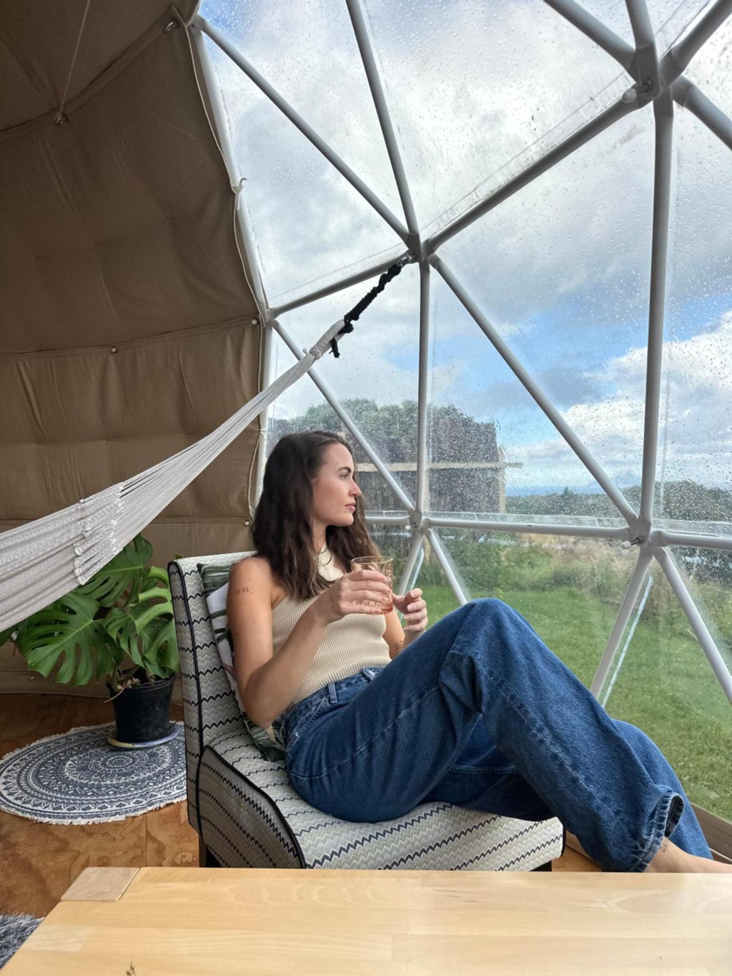 1 Waipu Off-Grid Eco Seaview Geodesic Glamping Dome Hotel Bagian luar foto
